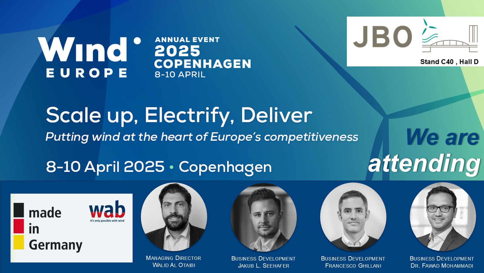 Einladung zur Windeurope 2025